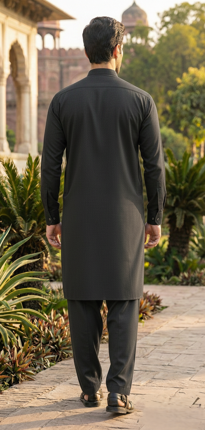 Grey Bosky - Kurta Pajama