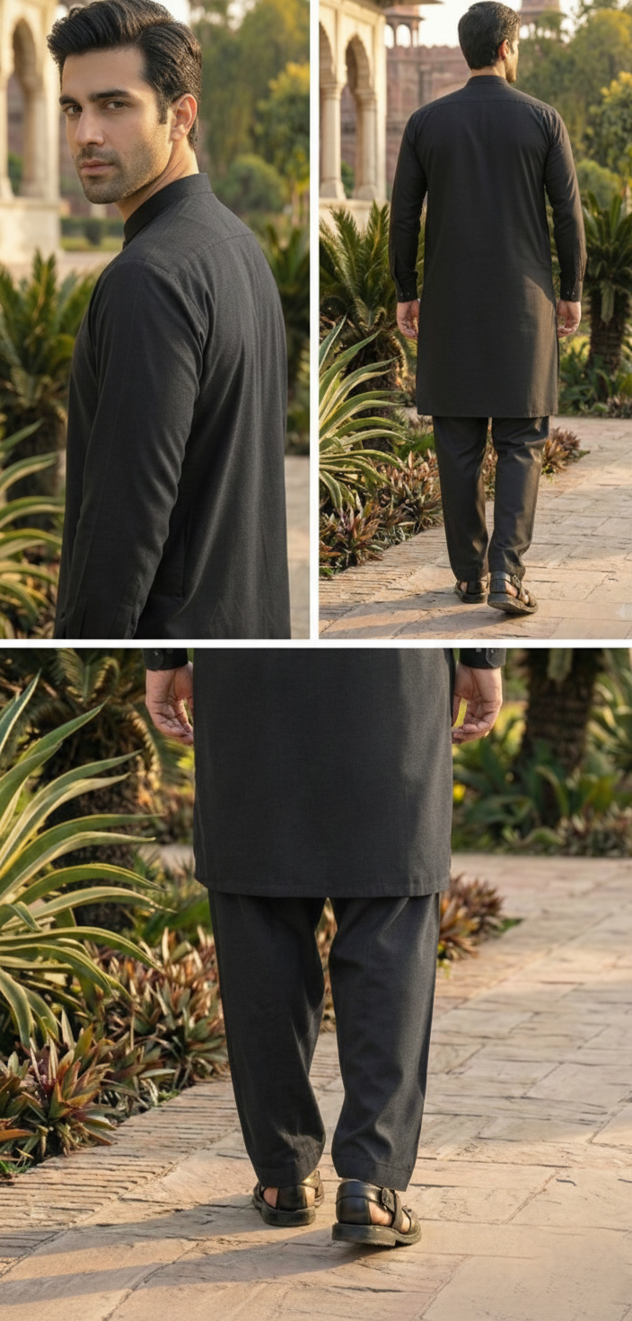 Grey Bosky - Kurta Pajama